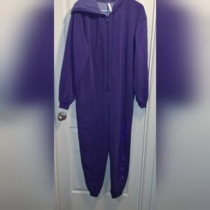 Fabletics Adult XL Women's Purple Hoodie Jumpsuit